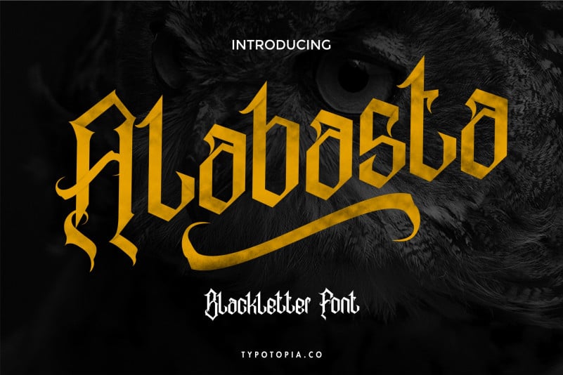 Alabasta Blackletter Font