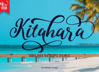 Kitahara Brush Script Font