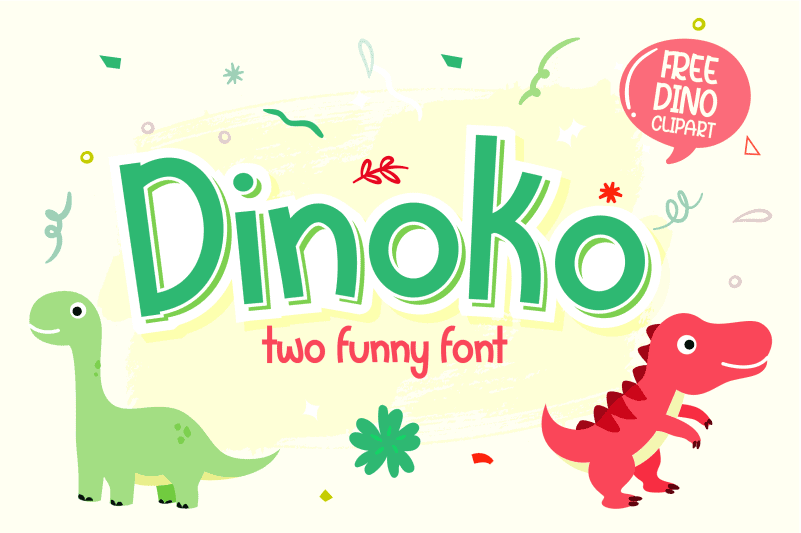 Dinoko Display Font