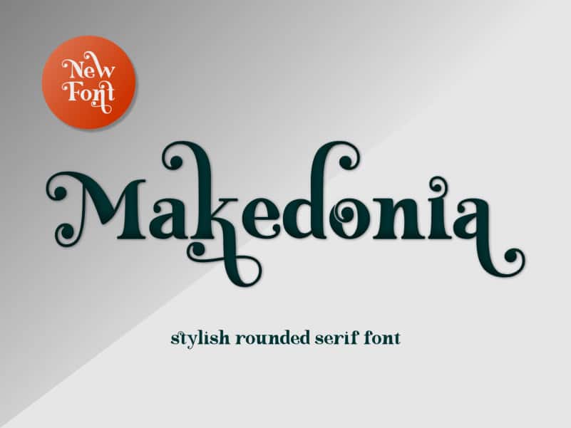 Makedonia Serif Font