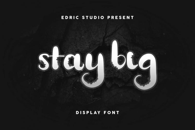 Stay BIG Display Decorative Font