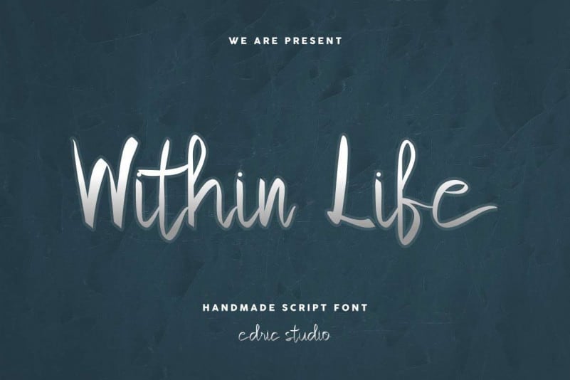 Within Life Handmade Script Font