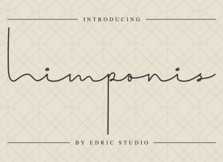 Himponis Signature Font