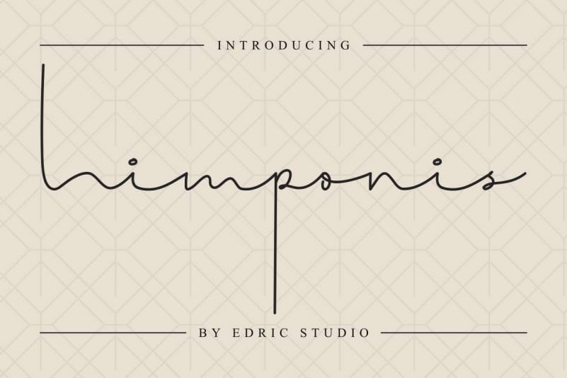 Himponis Signature Font