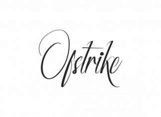 Ofstrike Signature Handwriting Font