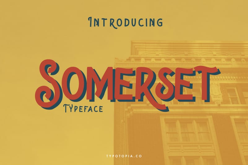 Somerset Display Font