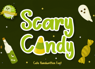 Scary Candy Script Font