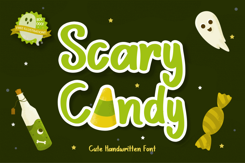 Scary Candy Script Font