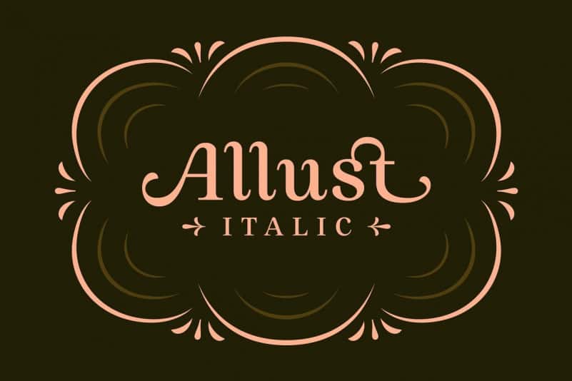 Allust Serif Font