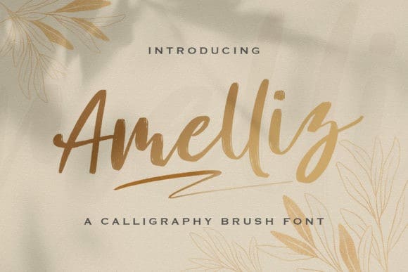 Amelliz Brush Font