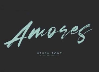 Amores Brush Font