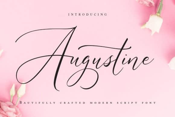 Augustine Calligraphy Font