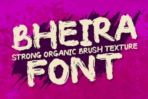 Bheira Brush Font