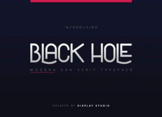 Black Hole Sans Serif Font is a display sans serif typeface inspired by the luxurious side of vintage artdeco style. With its neat and beautiful arrangement of letters, this typeface will look outstanding in both formal and non-formal designs. It has a tall and condensed characteristic with artful treatment on each letter, making it unique. It theme is artful, fashion, vintage but has a modern fling and is perfect for wordmark logo, headlines, titles, poster, and many other projects.