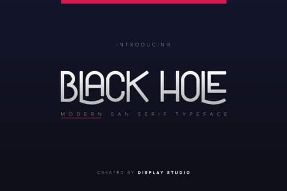 Black Hole Sans Serif Font is a display sans serif typeface inspired by the luxurious side of vintage artdeco style. With its neat and beautiful arrangement of letters, this typeface will look outstanding in both formal and non-formal designs. It has a tall and condensed characteristic with artful treatment on each letter, making it unique. It theme is artful, fashion, vintage but has a modern fling and is perfect for wordmark logo, headlines, titles, poster, and many other projects.