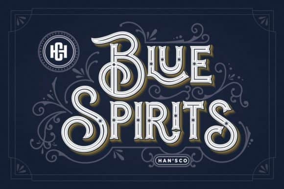 Blue Spirits Display Font - Download Free Font