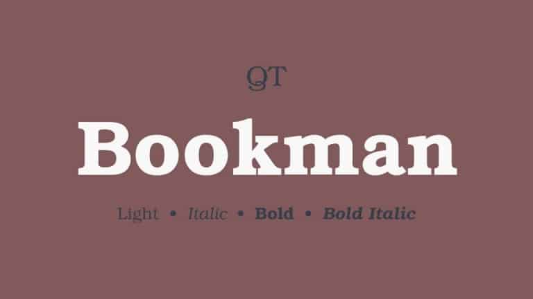 Bookmann Serif Font - Download Free Font