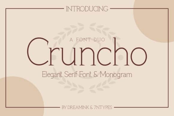 Cruncho Serif Font