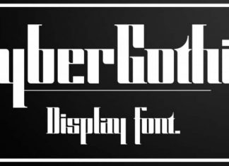 Cyber Gothic Display Font