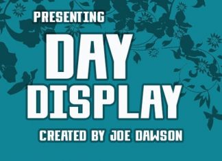 Day Display Font