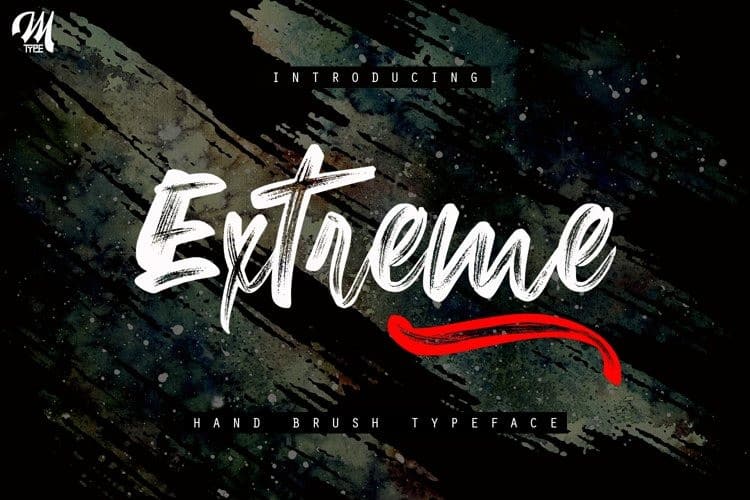 Extreme - Brush Font