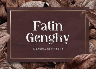 Fatin Gengky Serif Font