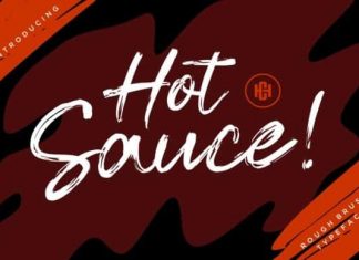 Hot Sauce Brush Font