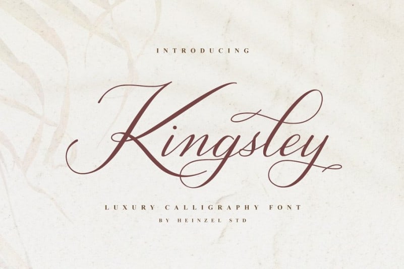 Kingsley Calligraphy Font