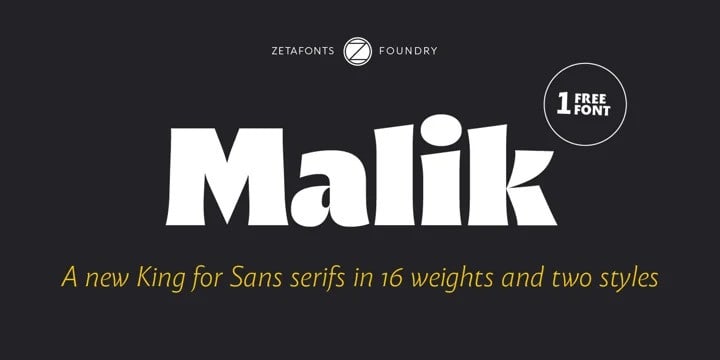 Malik Serif Font