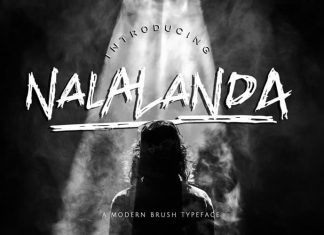 Nalalanda Brush Font