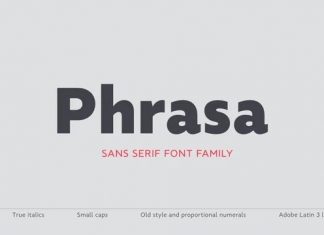 Phrasa Sans Serif Font