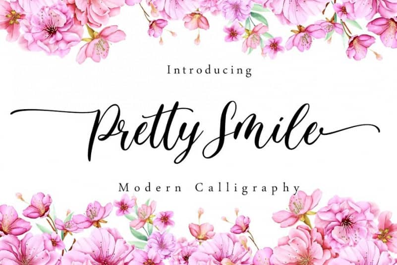 Pretty Smile Calligraphy Font