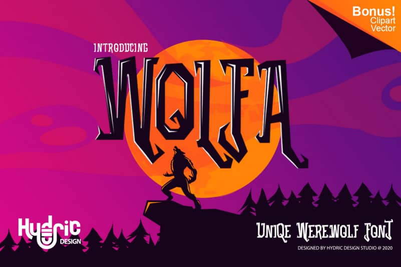 Wolfa Display Font
