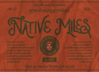 Native Miles Vintage Font