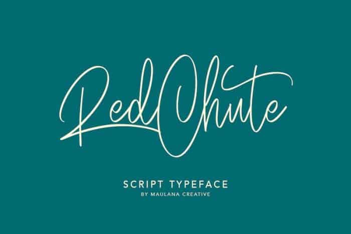 Red Chute Handwritten Font