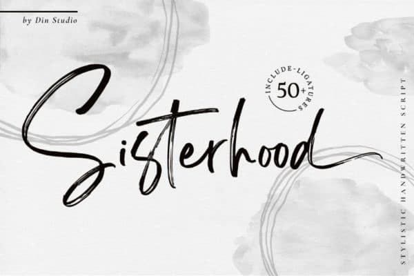 Sisterhood Brush Font