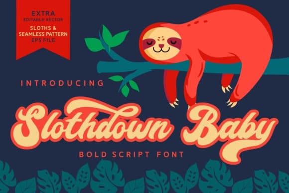 Slothdown Baby Script Font