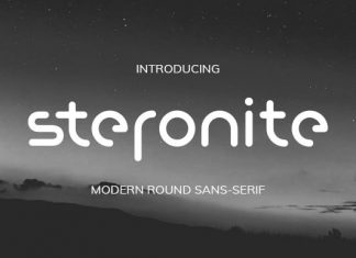 Steronite Sans Serif Font