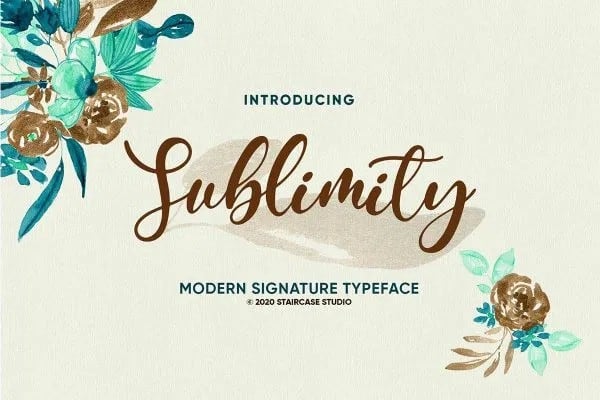 Sublimity Script Font
