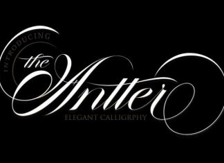 The Antter Calligraphy Font