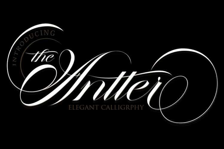 The Antter Calligraphy Font