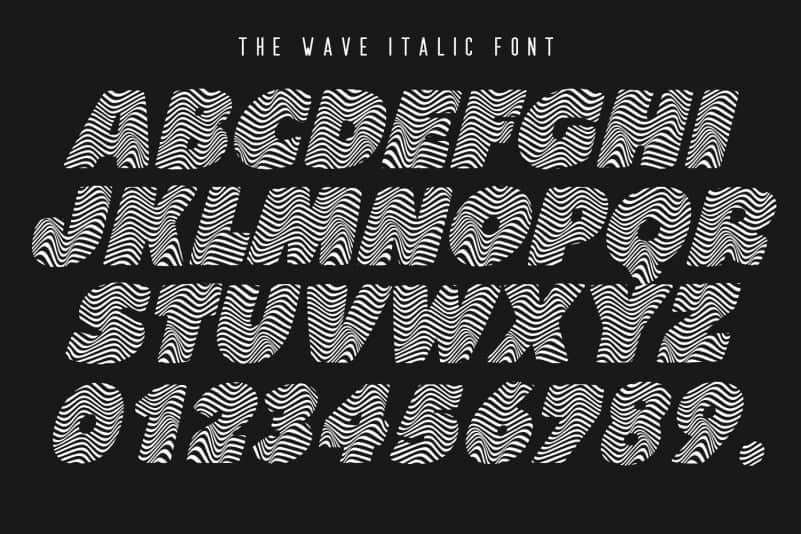 The Wave - Display Font - Download Free Font