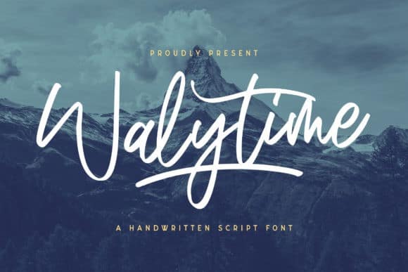 Walytime Script Font
