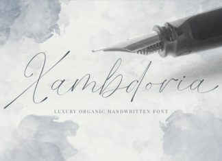 Xambdoria Handwritten Font