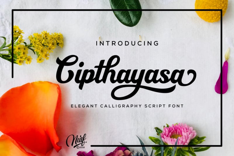Cipthayasa Calligraphy Font