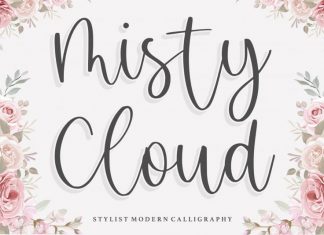 Misty Cloud Modern Calligraphy Font