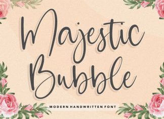 Majestic Bubble Handwritten Font