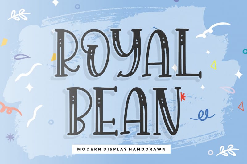 ROYALBEAN Modern Display Handdraw Font