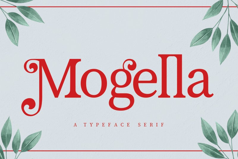 Mogella Serif Font