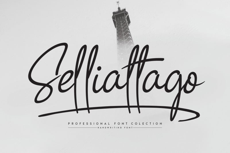 Selliattago Handwritten Font